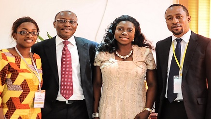 (L-r): Mrs. Funke Osae-Brown, deputy editor, Weekend BusinessDay, Seni Adetu, chairman, JSK Etiquette Consortium, Mrs. Janet Adetu, chief executive officer, JSK Etiquette Consortium, and Tokunbo Adedoja, editor, Thisday Sunday Newspaper, during the MasterClass on Executive Finesse for Journalist in Lagos recently.